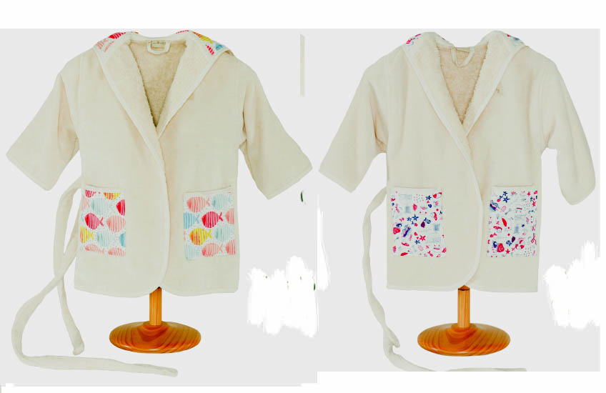 Barnussos infantils avellutats